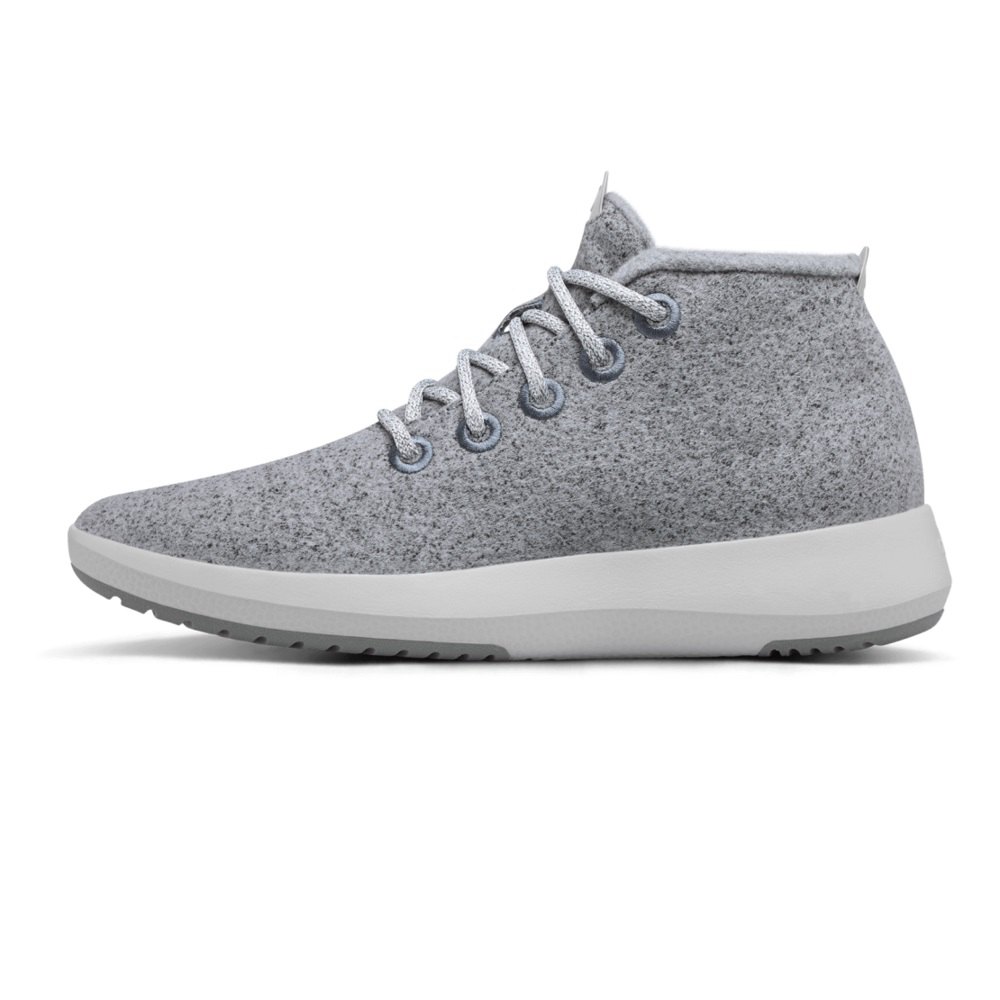 Allbirds Men\'s Boots Grey - Wool Runner-up Mizzles - 69125WKGT